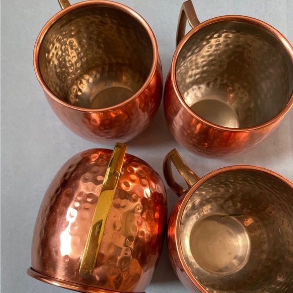 GUC Moscow Mule Dimpled Copper Mugs: Set of 4 - Picture 3 of 4